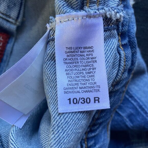 Lucky Brand Boy Mid Rise Relaxed Straight Patchwork Pants. Festival. Boho. 10/30 - Picture 15 of 16